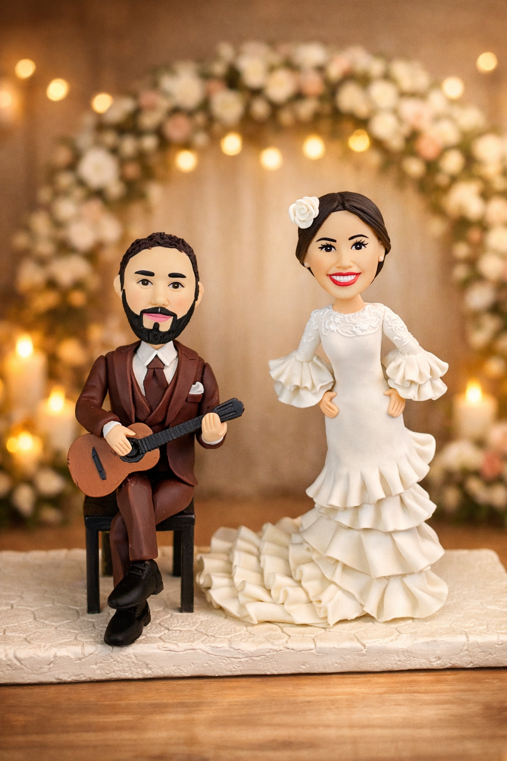 Pareja con guitarra flamenca